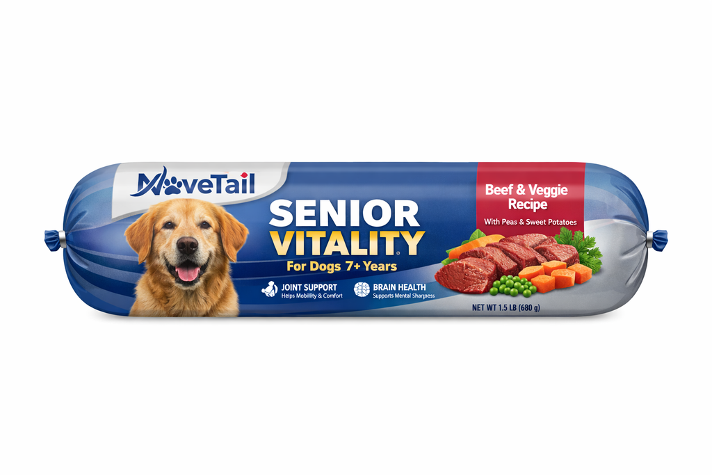 MoveTail Senior Vitality Fresh Dog Food Roll