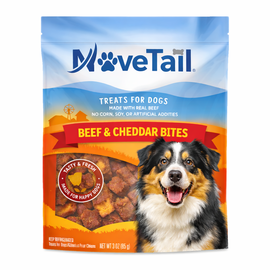 MoveTail Beef & Cheddar Bites