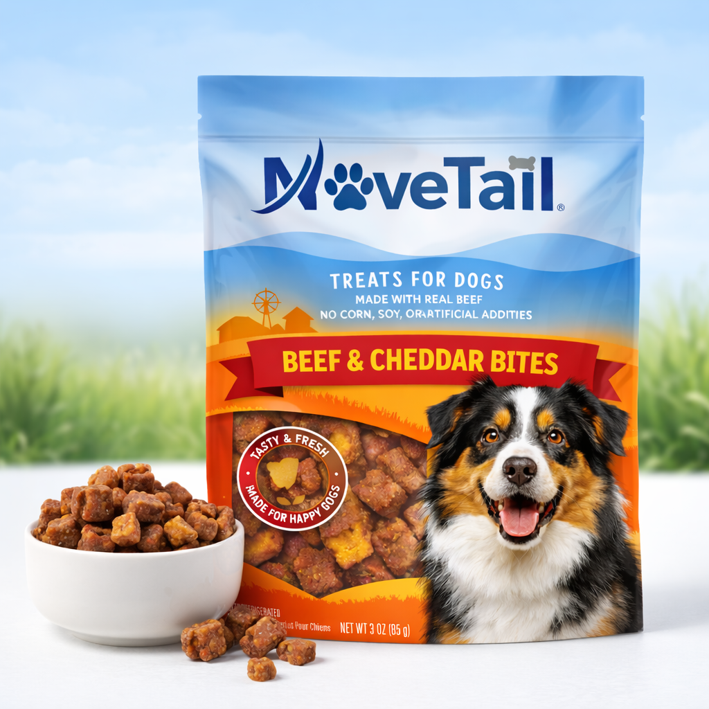 MoveTail Beef & Cheddar Bites