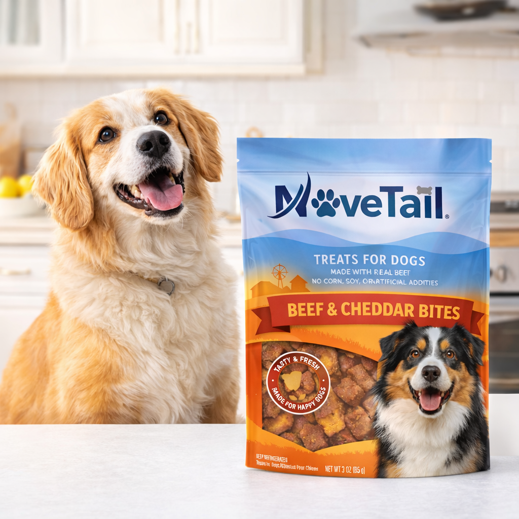 MoveTail Beef & Cheddar Bites