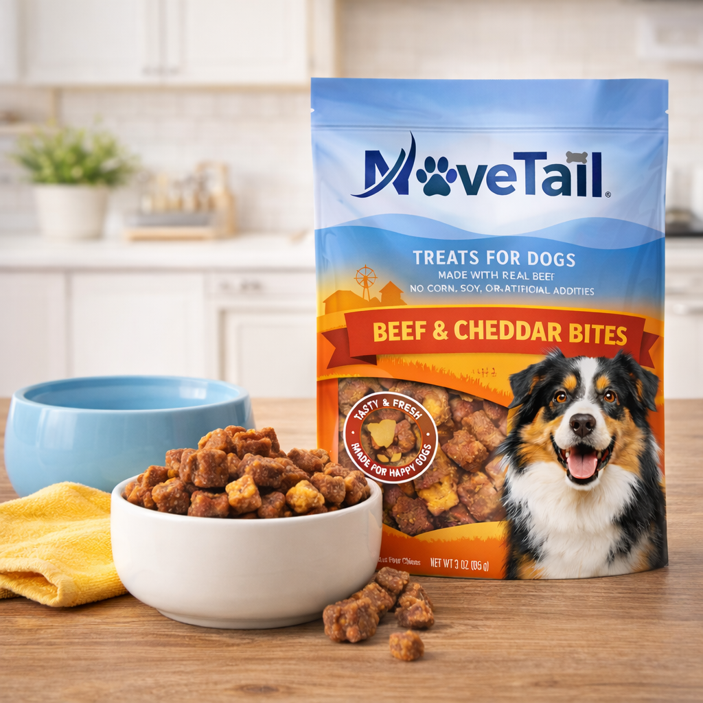 MoveTail Beef & Cheddar Bites