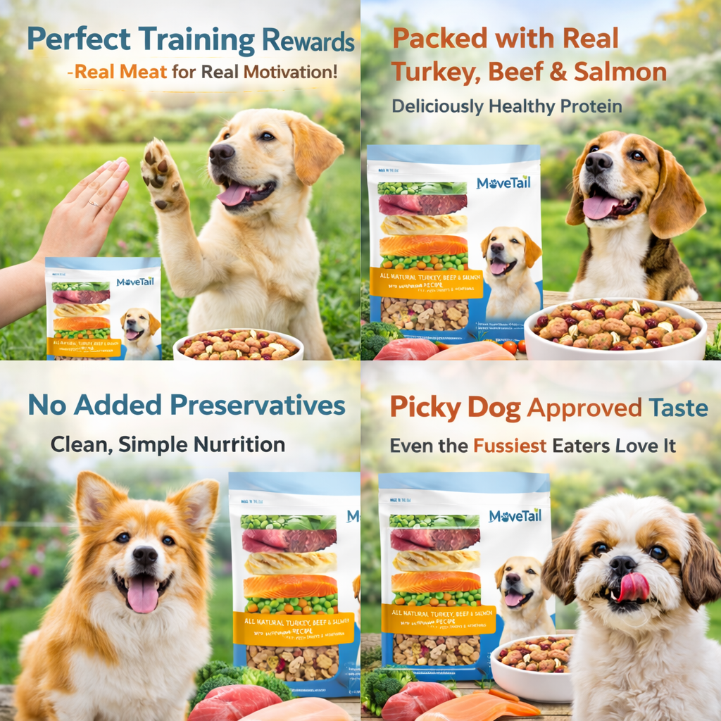 MoveTail All-Natural Turkey, Beef & Salmon Recipe