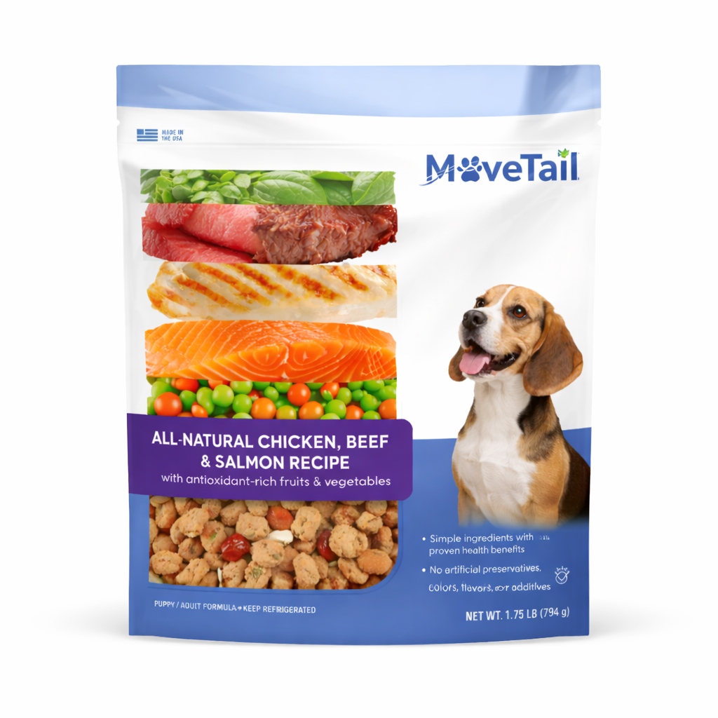 MoveTail All-Natural Chicken, Beef & Salmon Recipe