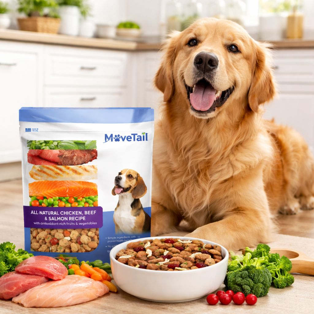 MoveTail All-Natural Chicken, Beef & Salmon Recipe