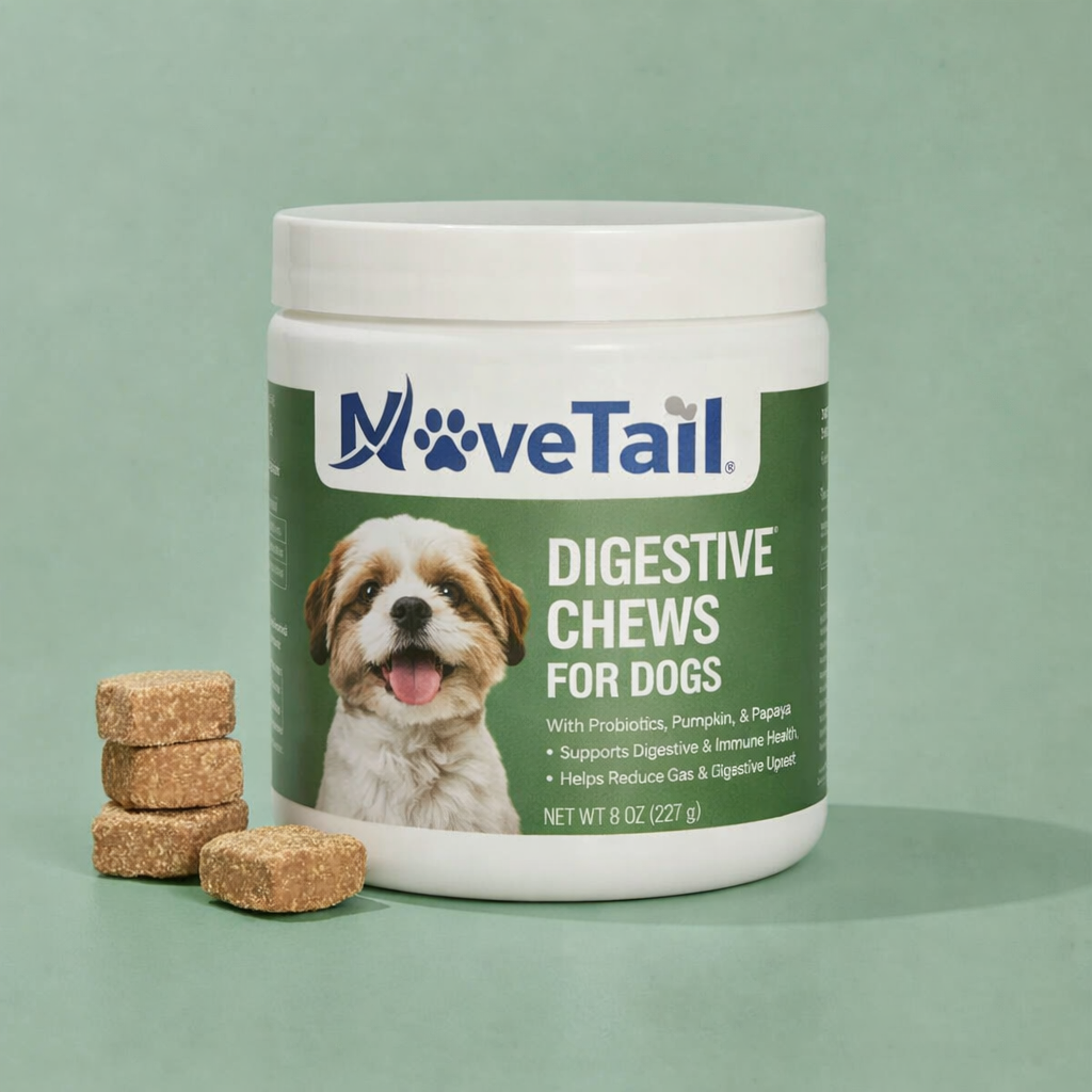 MoveTail Digestive Chews for Dogs
