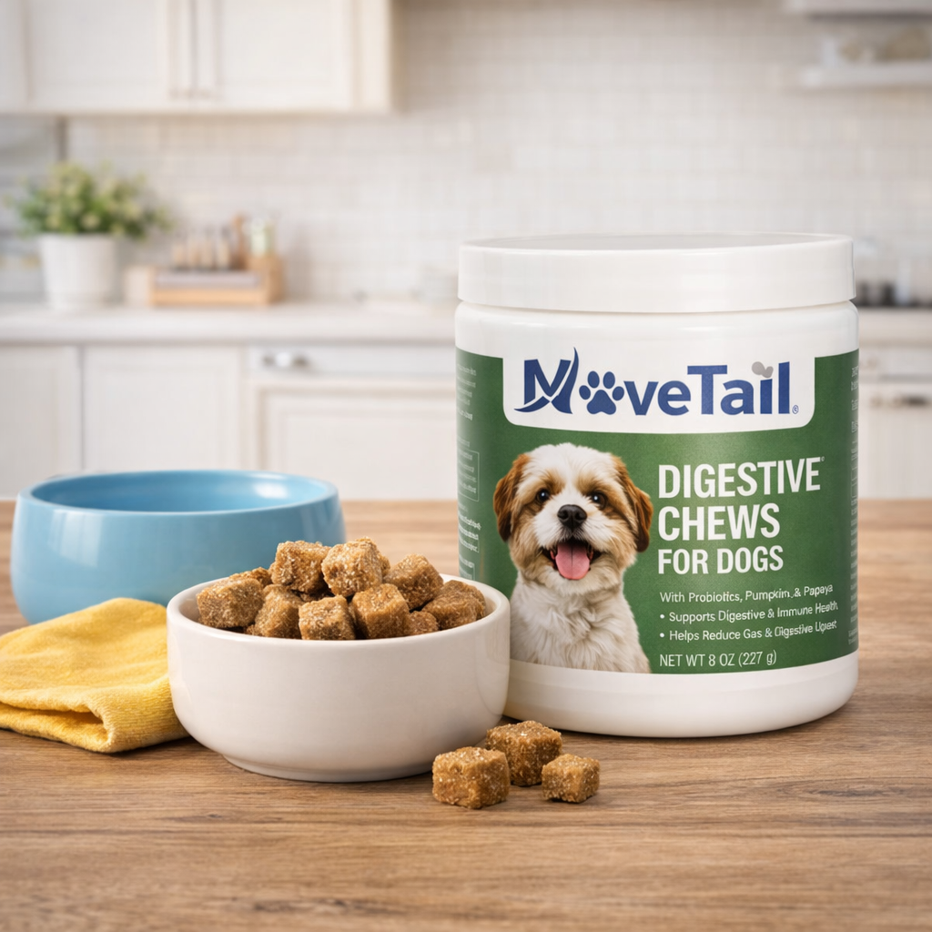MoveTail Digestive Chews for Dogs