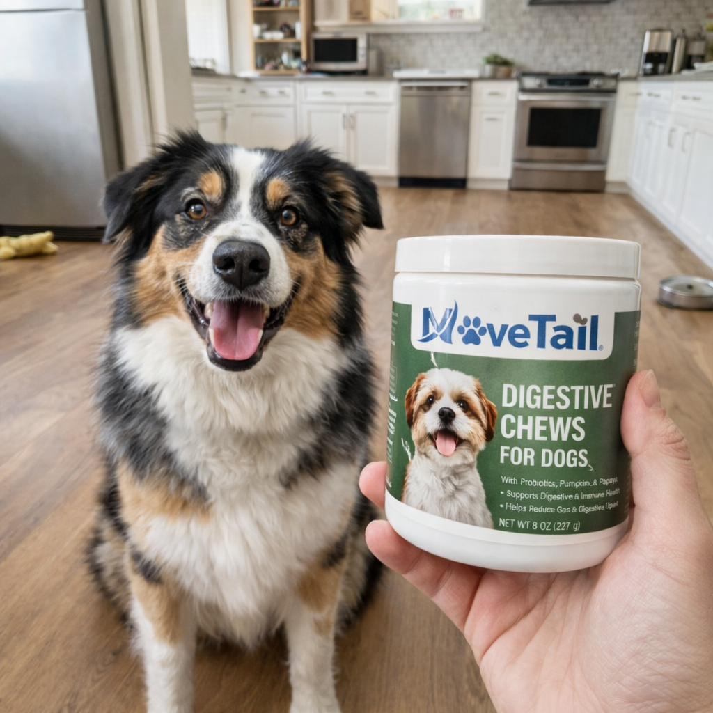 MoveTail Digestive Chews for Dogs