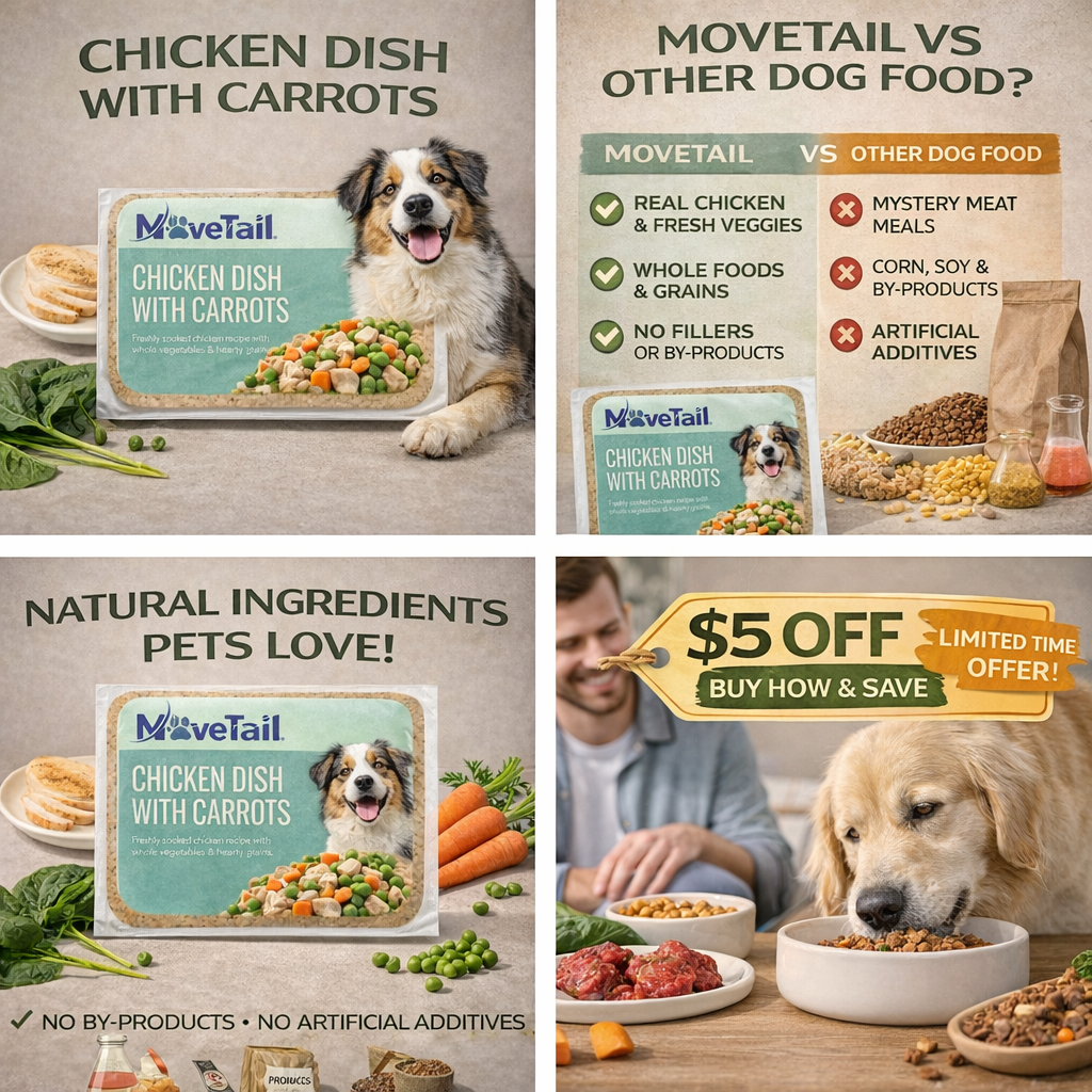 MoveTail Chicken Dish With Carrots