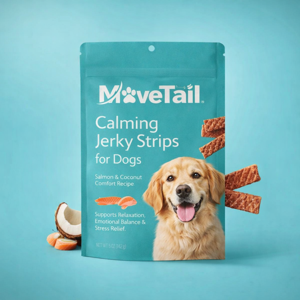 MoveTail Calming Jerky Strips for Dogs